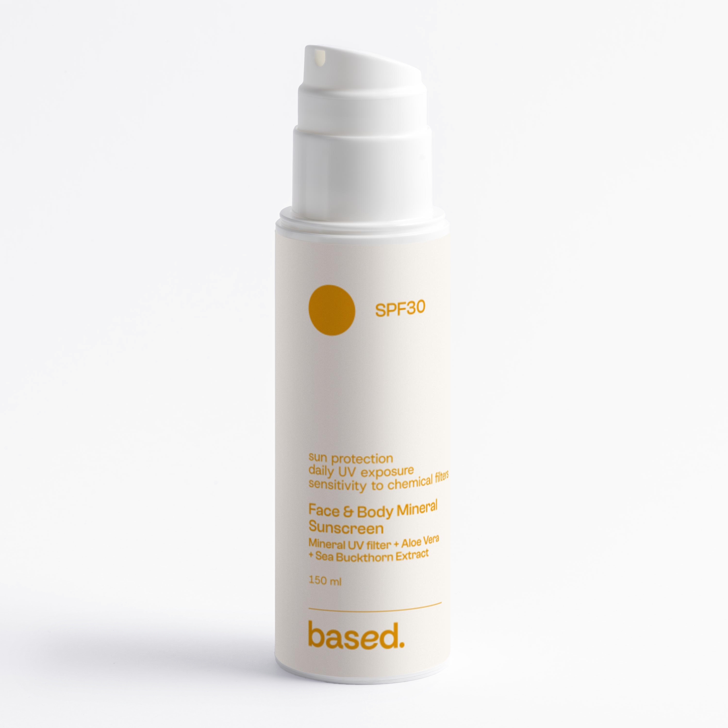 Face & Body Mineral Sunscreen SPF30