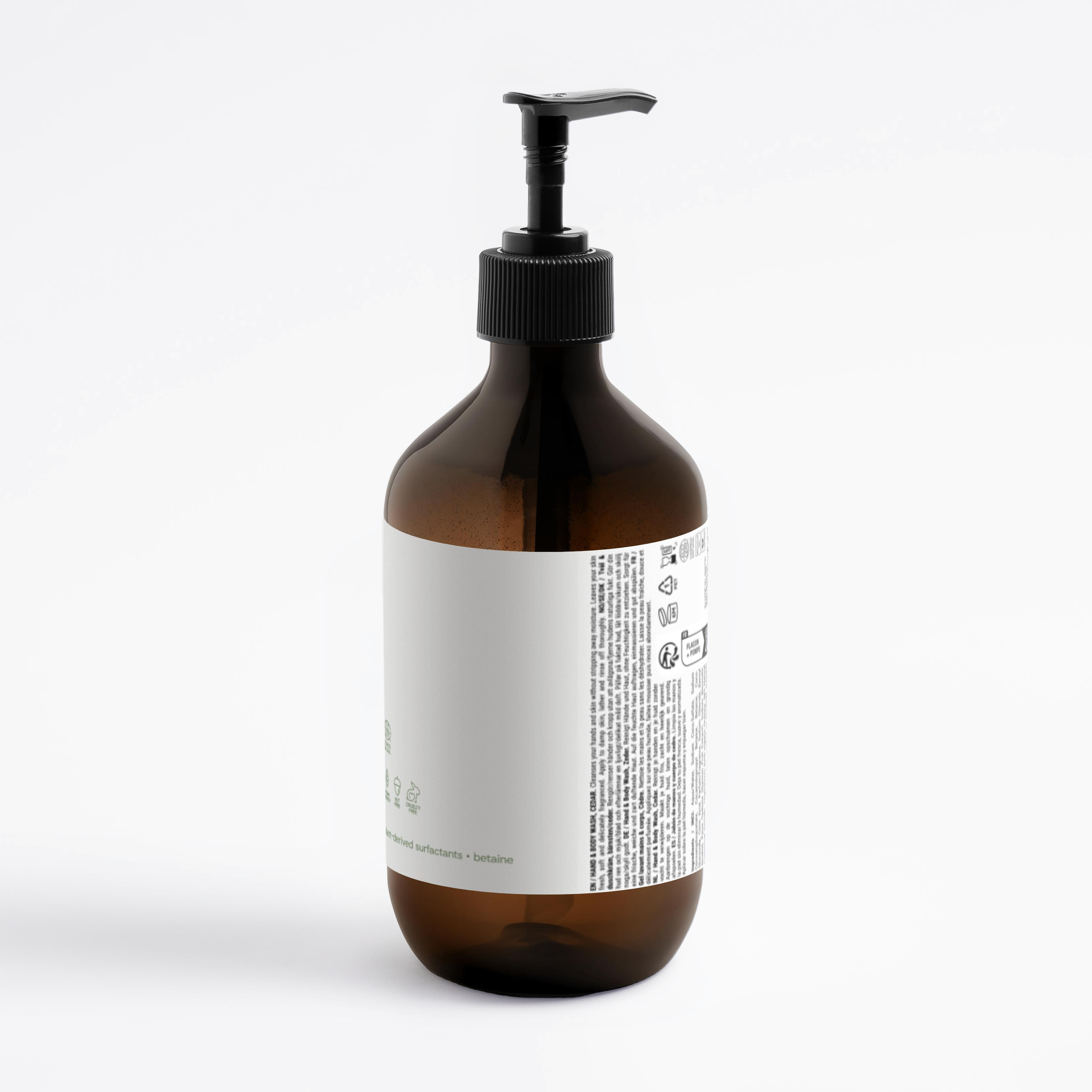 Daily Body Wash, Peppermint & Dark Cedar