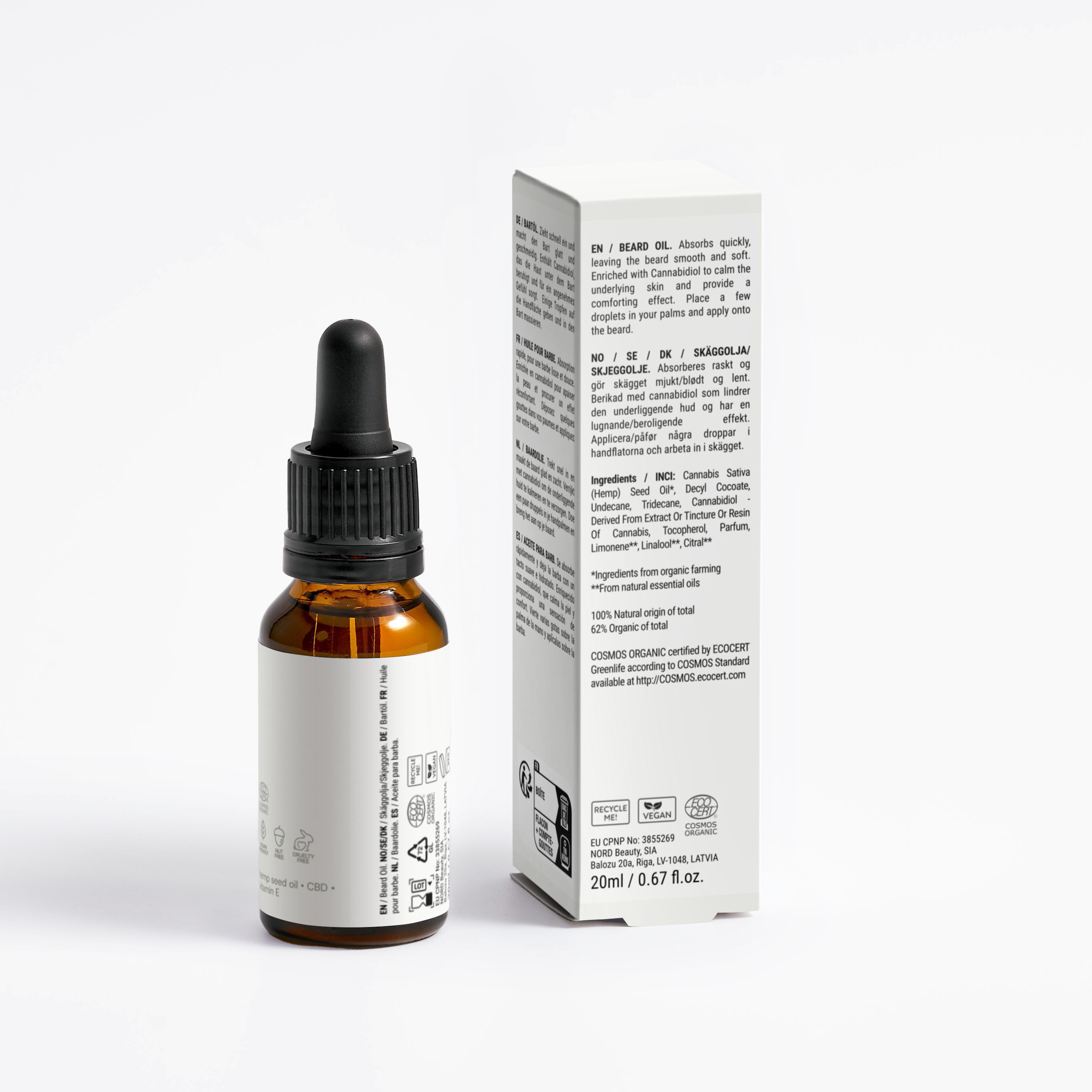 Hemp & CBD Beard Oil